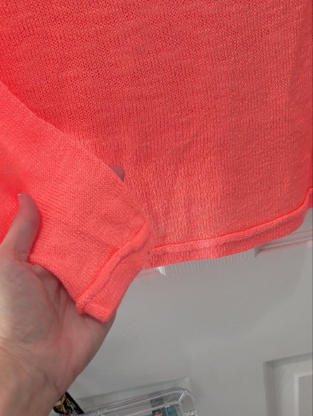 ☀️Lilly Pulitzer ☀️ Coral SUNNY Graphic Danette Sweater in Papaya Punch sz M NWT - Picture 5 of 7